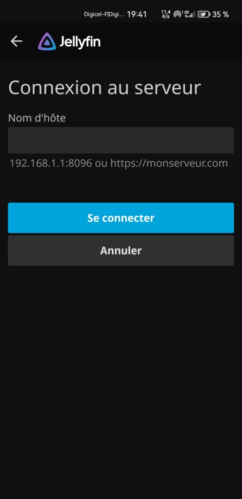 1 - Connexion au Serveur